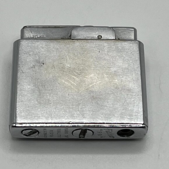 Vintage Fisher 98 lighter with copper front design. Made in Japan - Picture 4 of 7